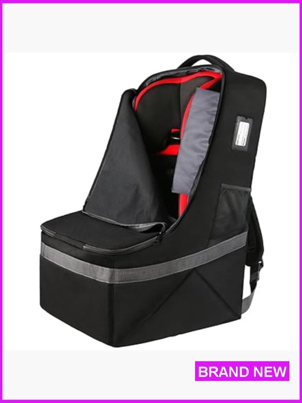 Padded Car Seat Travel Bag Backpack for Airplane Water Resistant Heavy Duty
